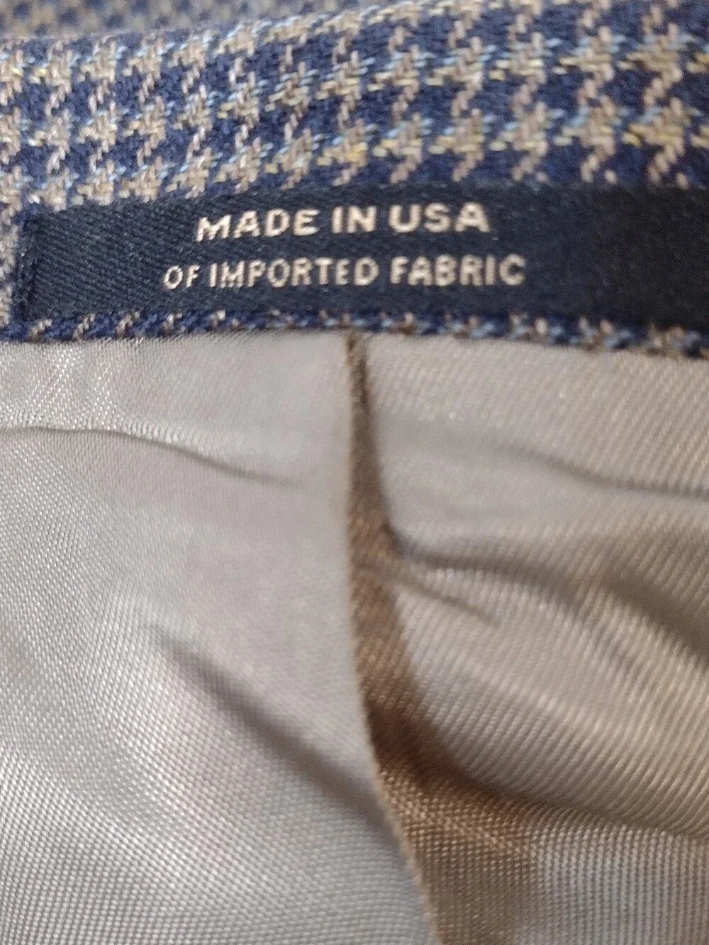 Hart Schaffner For Nordstrom Tag - Gray and Navy Men's Classic Blazer